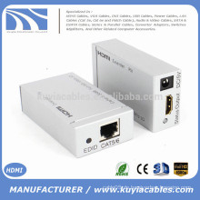 Hochwertiges HDMI Extender Ethernet mit und über CAT5 CAT6 Converter 1080P 3D